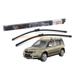 Комплект двірників на Skoda Yeti (5L) 2013-2017 — Bosch AeroTwin